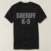 Sheriff K9 Eenvormig T-shirt (Design voorkant)