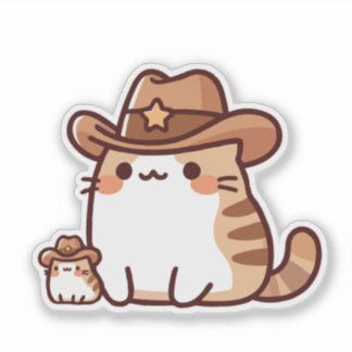 Sheriff Kat Sticker