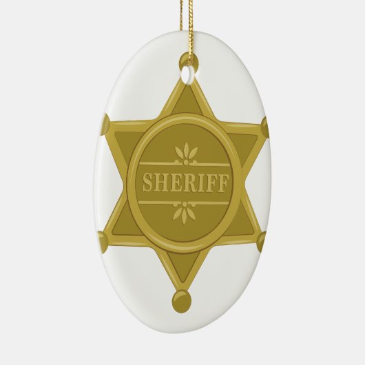 Sheriff Keramisch Ornament (Rechts)