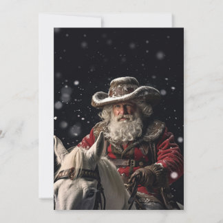 Sheriff Kerstman Feestdagenkaart