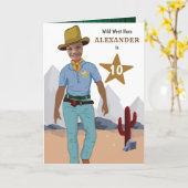 Sheriff Kinder Cowboy Special Original ADD Foto Kaart (Gele Bloem)