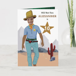 Sheriff Kinder Cowboy Special Original ADD Foto Kaart