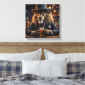 Sheriff Lion Canvas Afdruk (Insitu (Slaapkamer))