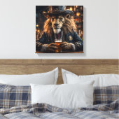 Sheriff Lion Canvas Afdruk (Insitu (Slaapkamer))