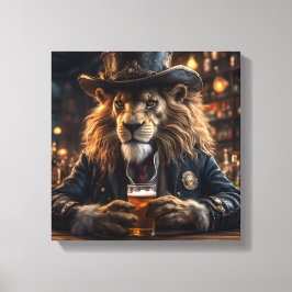 Sheriff Lion Canvas Afdruk