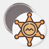 sheriff magneet (Voorkant / Achterkant)