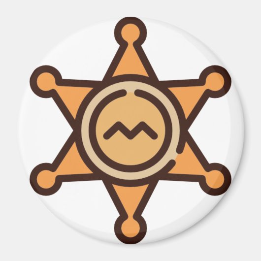 sheriff magneet (Voorkant)
