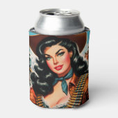  Sheriff Pin-up Blikjeskoeler (Blikje Voorkant)