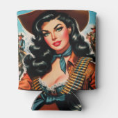  Sheriff Pin-up Blikjeskoeler (Achterkant)