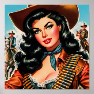 Sheriff Pin-up Poster