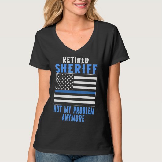 Sheriff Police Officer 1, in ruste T-shirt (Voorkant)