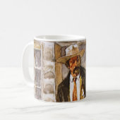 Sheriff Portret door Seltzer, Oude West Cowboy Koffiemok (Voorkant links)