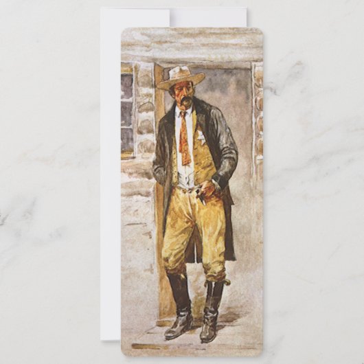 Sheriff Portret van Seltzer,  West Cowboy (Voorkant)