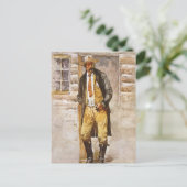 Sheriff Portret van Seltzer,  West Cowboy Briefkaart (Staand voorkant)