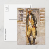Sheriff Portret van Seltzer,  West Cowboy Briefkaart (Voorkant / Achterkant)