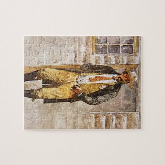 Sheriff Portret van Seltzer,  West Cowboy Legpuzzel (Horizontaal)