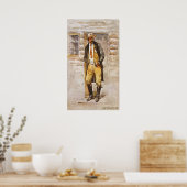 Sheriff Portret van Seltzer, West Cowboy Poster (Keuken)