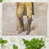 Sheriff Portret van Seltzer,  West Cowboy Theedoek (Gevouwen)