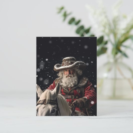Sheriff Sinterklaas Briefkaart (Staand voorkant)