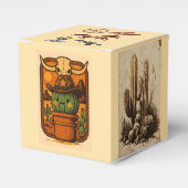 Sheriff Spike-Cactus Character Bedankdoosjes (Voorkant Zijde)