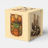 Sheriff Spike-Cactus Karakter Bedankdoosjes (Achterkant)