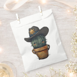 Sheriff Spike-Cactus Karakter Bedankzakje