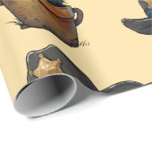 Sheriff Spike-Cactus Karakter Cadeaupapier (Rol Hoek)