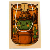 Sheriff Spike-Cactus Karakter Medium Cadeauzakje (Voorkant)