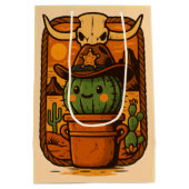 Sheriff Spike-Cactus Karakter Medium Cadeauzakje (Achterkant)