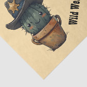 Sheriff Spike-Cactus Karakter Tissuepapier (Detail)