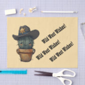 Sheriff Spike-Cactus Karakter Tissuepapier (Craft)