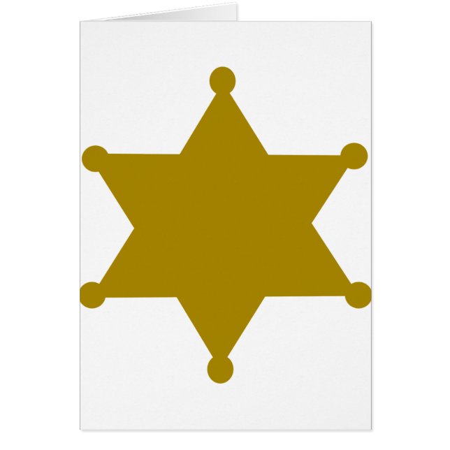 Sheriff star (Voorkant)