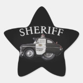 SHERIFF STAR STER STICKER (Voorkant)