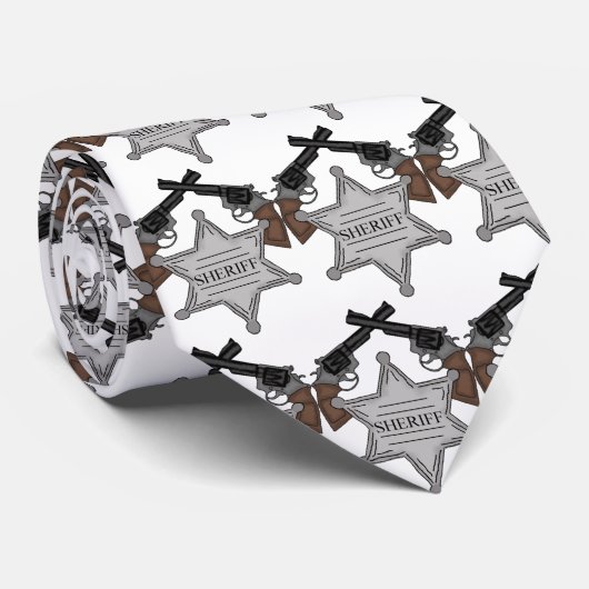 Sheriff Stropdas door SRF (Opgerold)