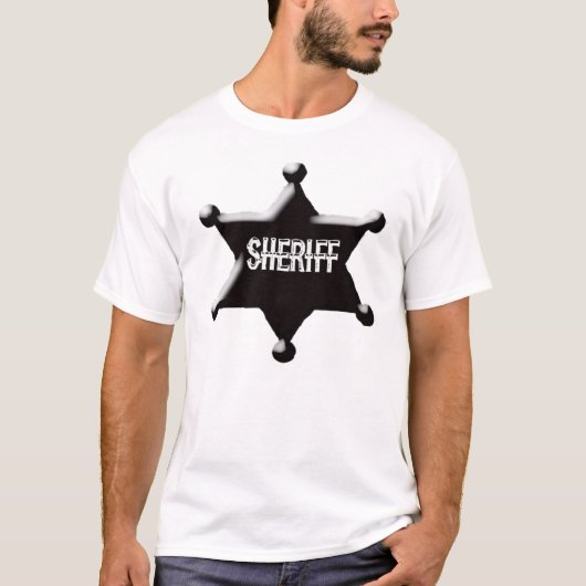 sheriff t-shirt (Voorkant)