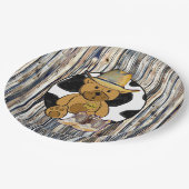 Sheriff Teddy Bear Cake Paper Bord (Gekanteld)