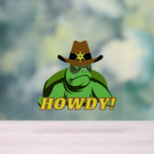 Sheriff Turtle Acryl Bord (Neutraal)
