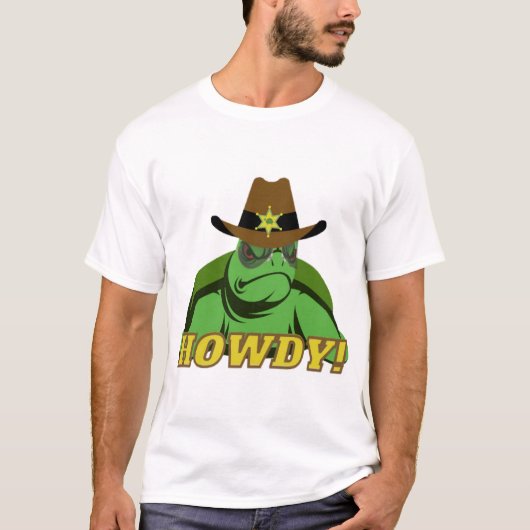 Sheriff Turtle T-shirt (Voorkant)