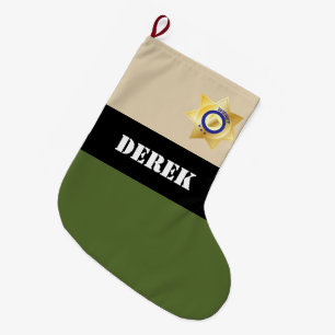 Sheriff Uniform Grote Kerstsok