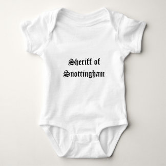 Sheriff van Snottingham Baby Bodysuit