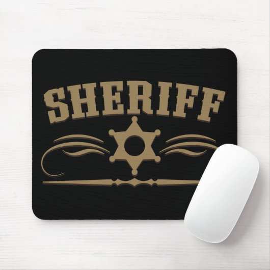 Sheriff Westerne Style Muismat (Met muis)