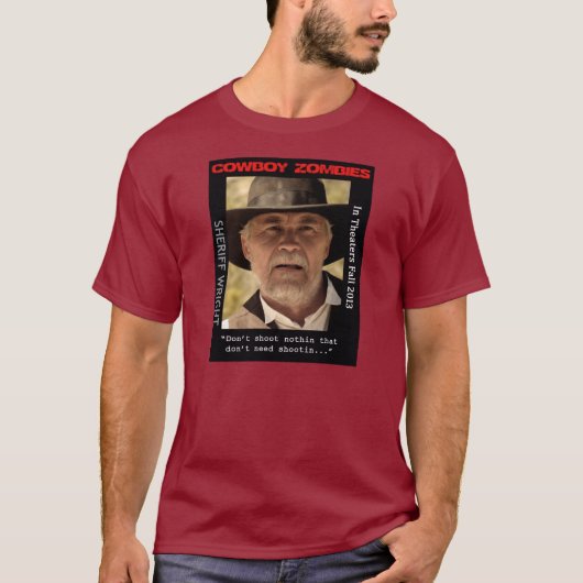 Sheriff Wright T-Shirt (Voorkant)