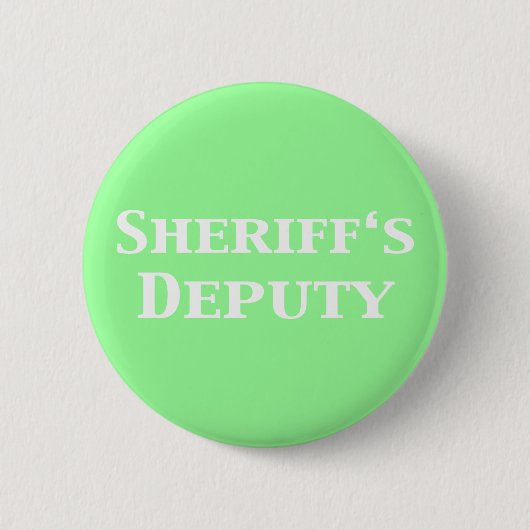 Sheriff's adjunct-Gifts Ronde Button 5,7 Cm (Voorkant)