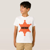 Sheriff's Badge T-shirt (Voorkant volledig)