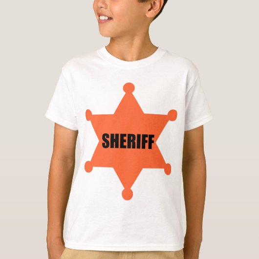 Sheriff's Badge T-shirt (Voorkant)