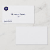 Sheriff's Badge Universal Custom Visitekaartje (Voorkant / Achterkant)