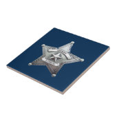 Sheriff's Custom Badge Tegeltje (Zijkant)