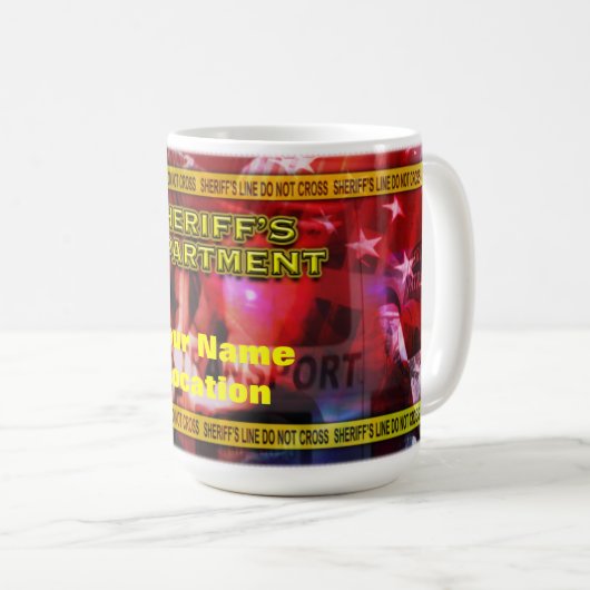 Sheriff's Department Coffee Mok (Voorkant rechts)