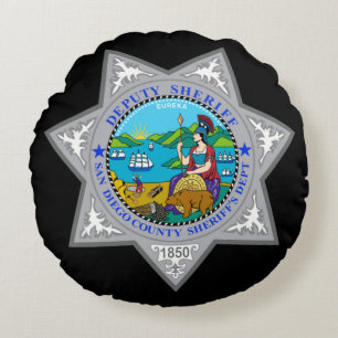 Sheriff's Department van San Diego County Rond Kussen