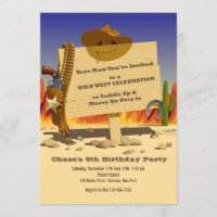 Sheriff's Holster Westerne Birthday Party